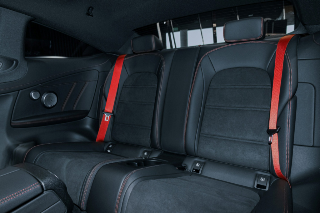 Interior of an SUV