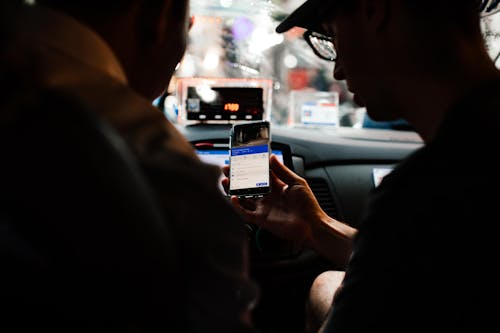 Passenger checking with a driver before entering a shared ride vehicle